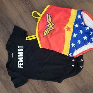 Feminist wonder woman swim bundle 2T